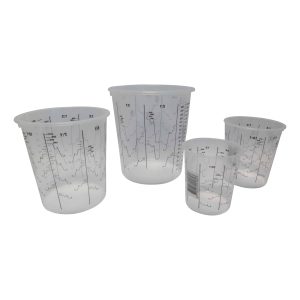 Mengbekers (200 stuks) COMBI STAFFEL alle mengbekers