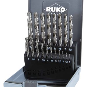 HSS Din 338 Boren Geslepen - Bit box 19-delig